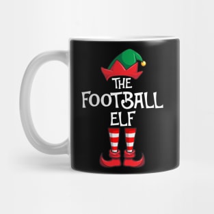 Football Elf Matching Family Christmas Sporty Mug